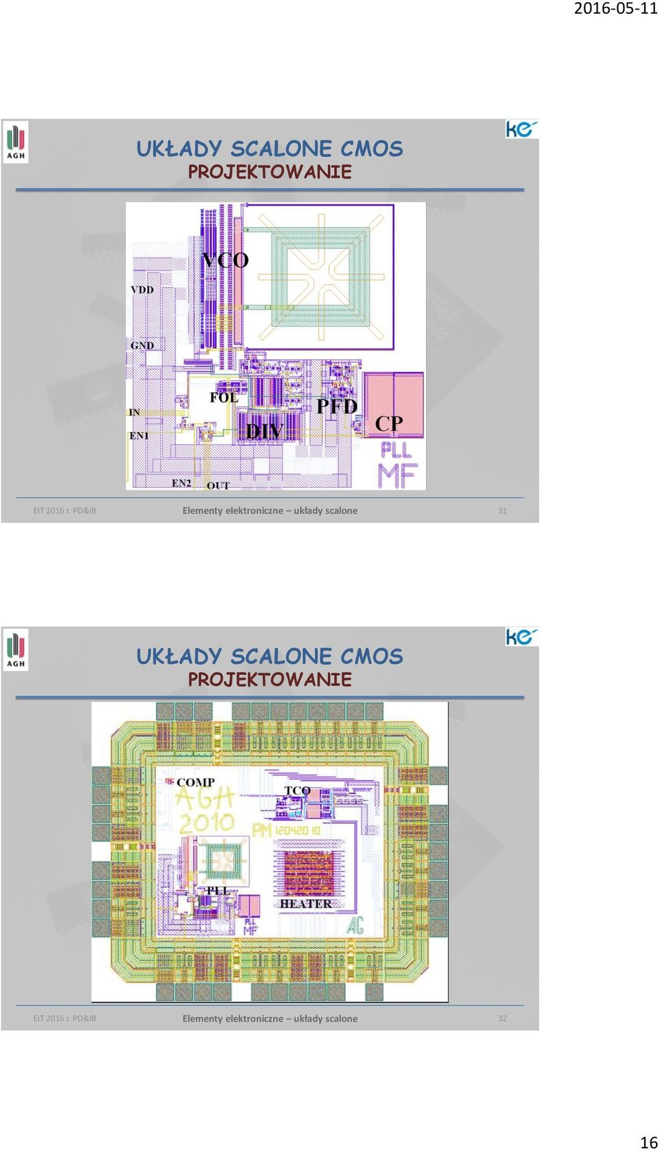 PD&IB Elementy elektroniczne układy scalone 32