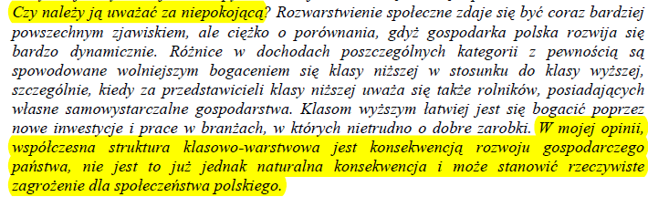 Temat 1. Struktura klasowo-warstwowa współczesnego społeczeństwa polskiego powód do obaw czy naturalna konsekwencja rozwoju gospodarczego?