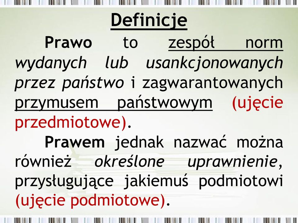 przedmiotowe).