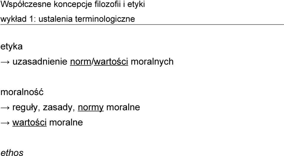 moralność reguły, zasady,
