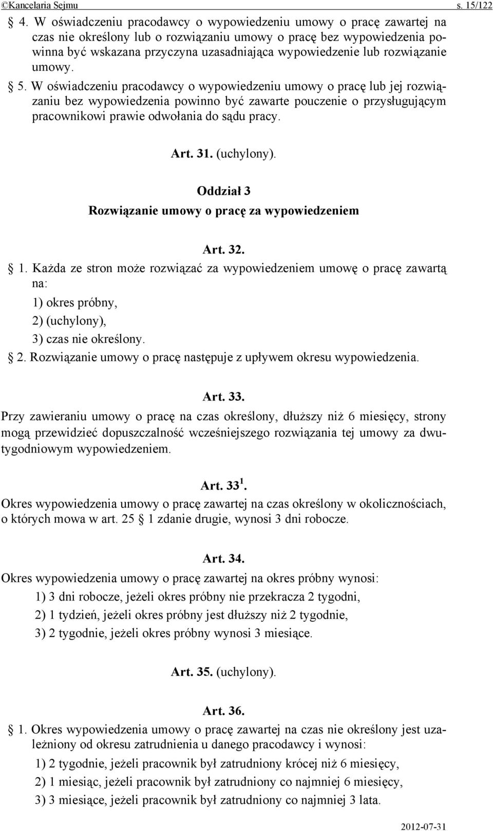 rozwiązanie umowy. 5.