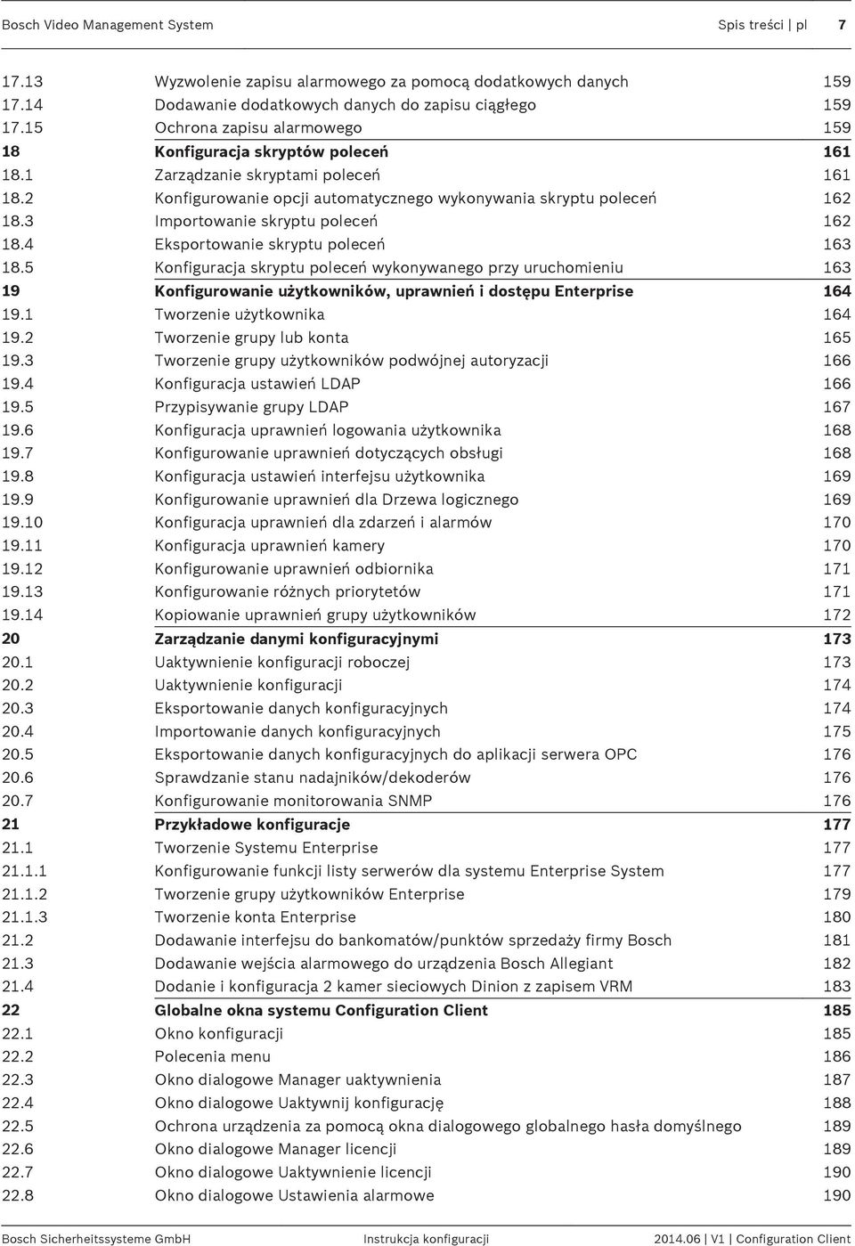 3 Importowanie skryptu poleceń 162 18.4 Eksportowanie skryptu poleceń 163 18.