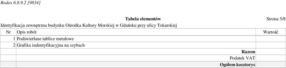 metalowe 2 Grafika indentyfikacyjna na