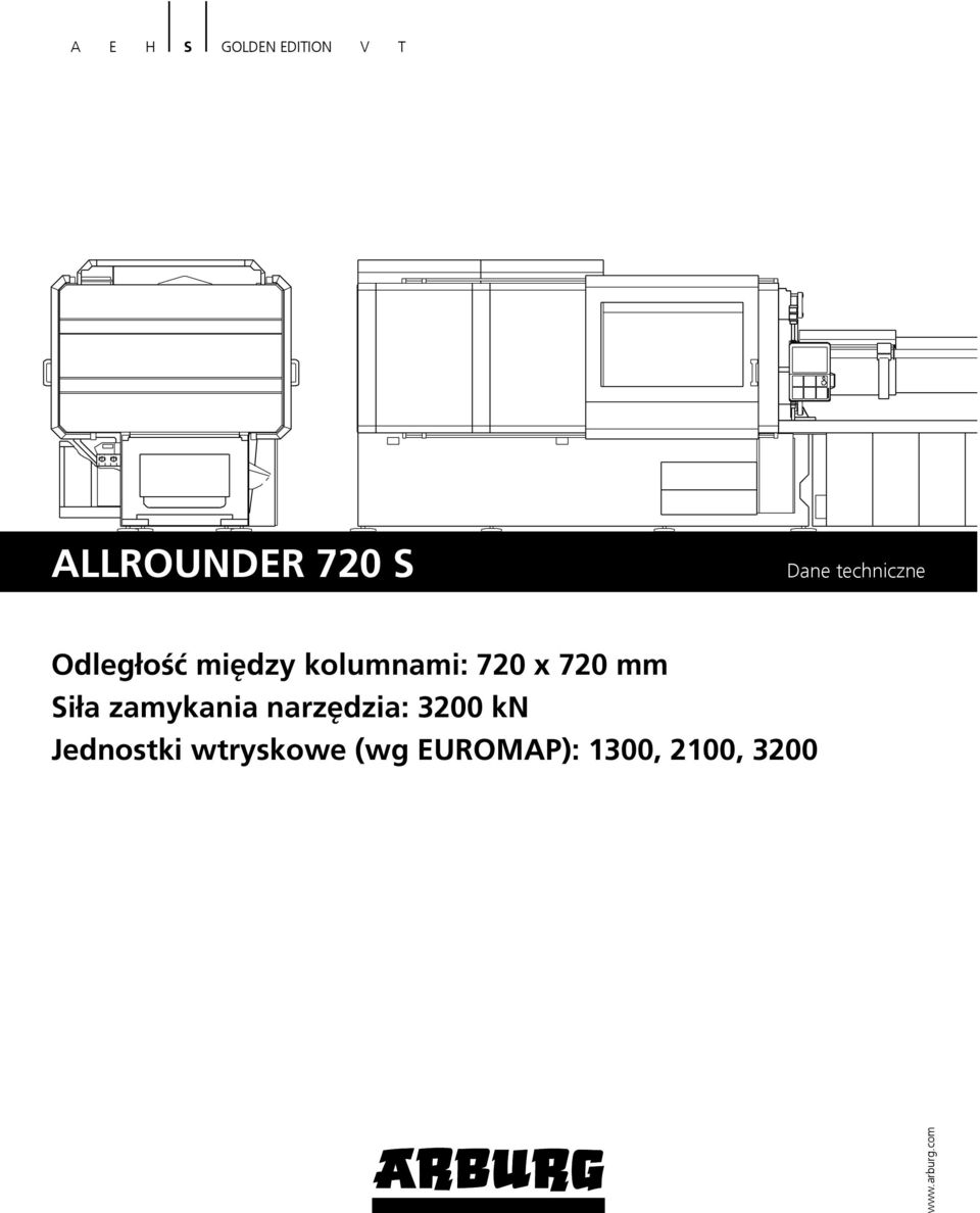 720 mm Siła zamykania narzędzia: kn Jednostki