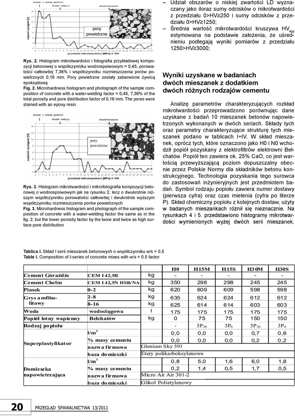 Pory powietrzne zostały zabarwione żywicą epoksydową Fig. 2.