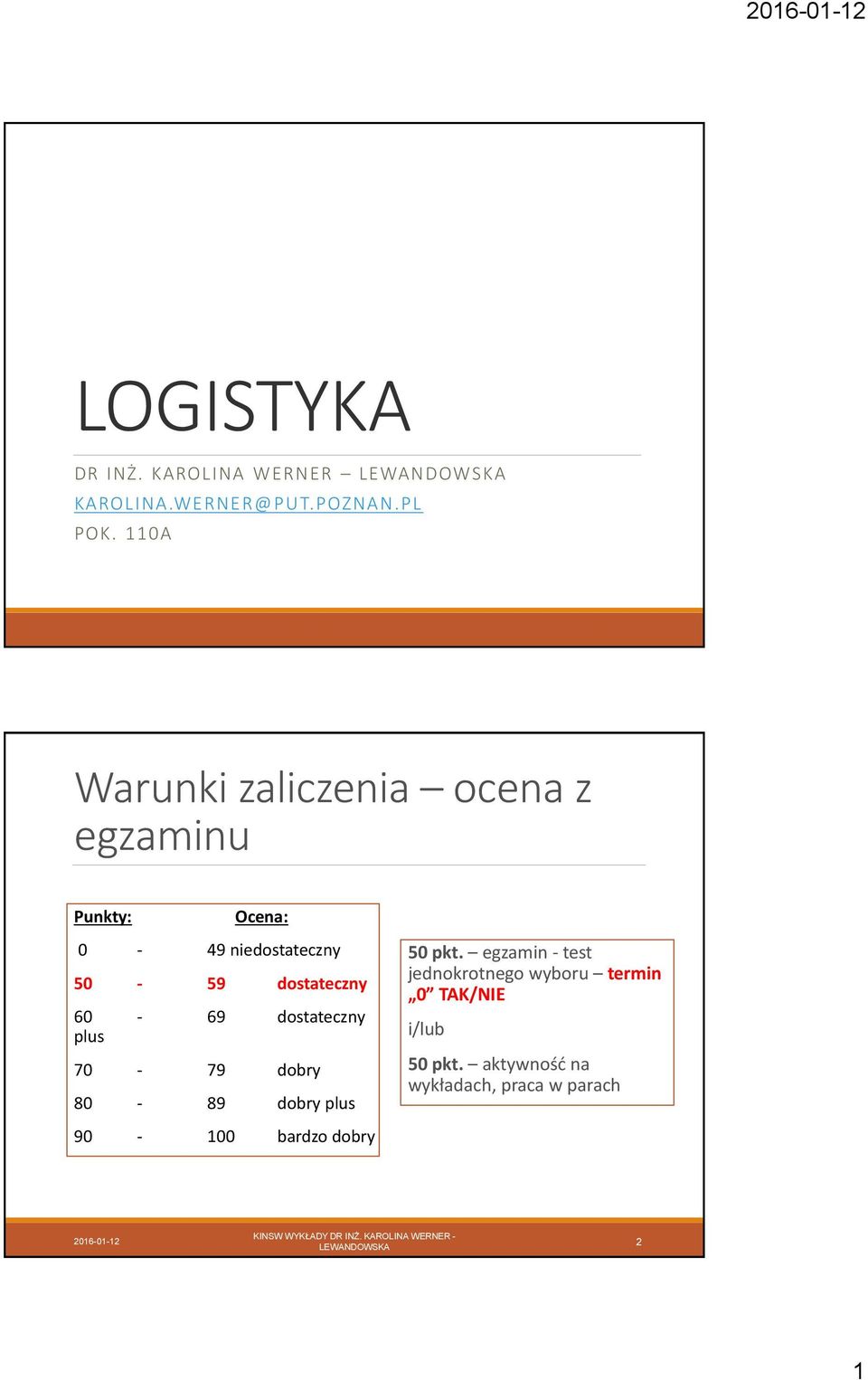 dostateczny plus 70-79 dobry 80-89 dobry plus 90-100 bardzo dobry 50 pkt.