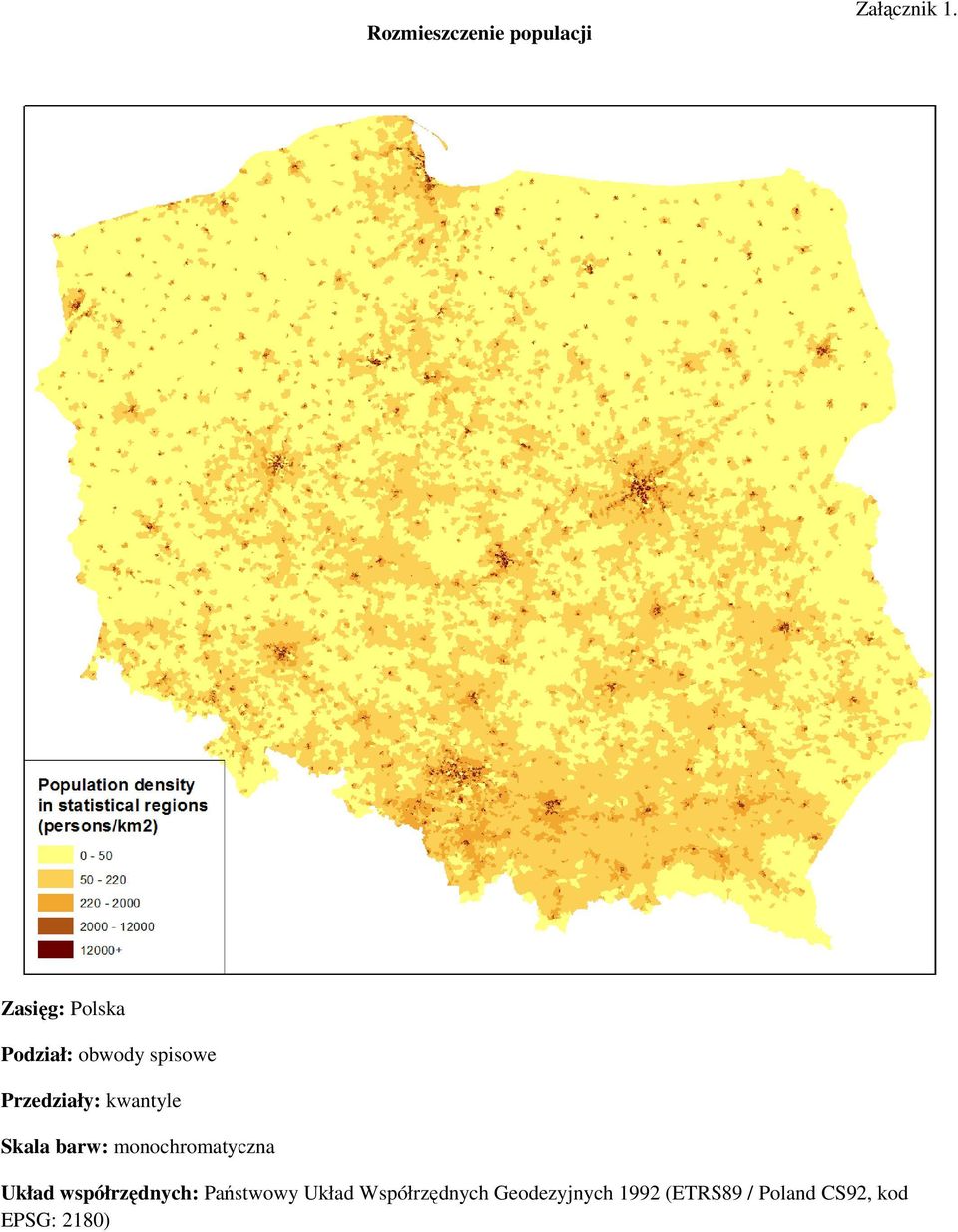 spisowe Przedziały: