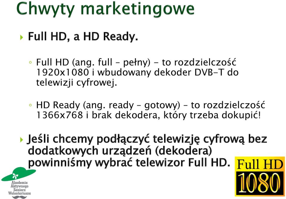 cyfrowej. HD Ready (ang.