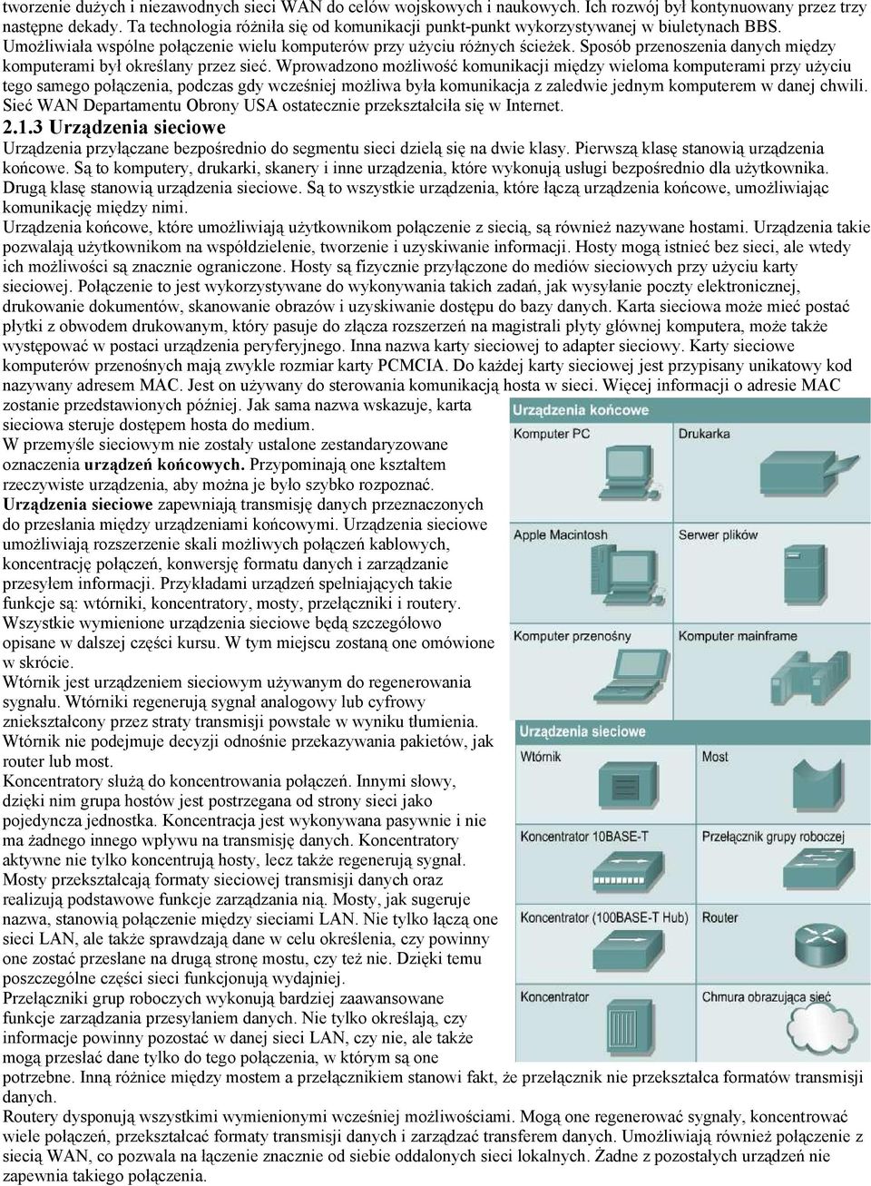 Sposób przenoszenia danych między komputerami był określany przez sieć.