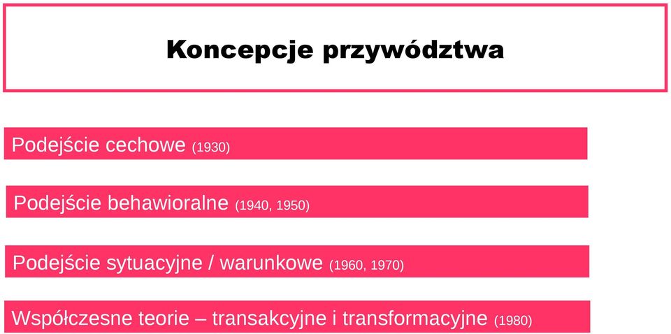 sytuacyjne / warunkowe (1960, 1970)