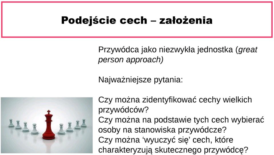 przywódców?