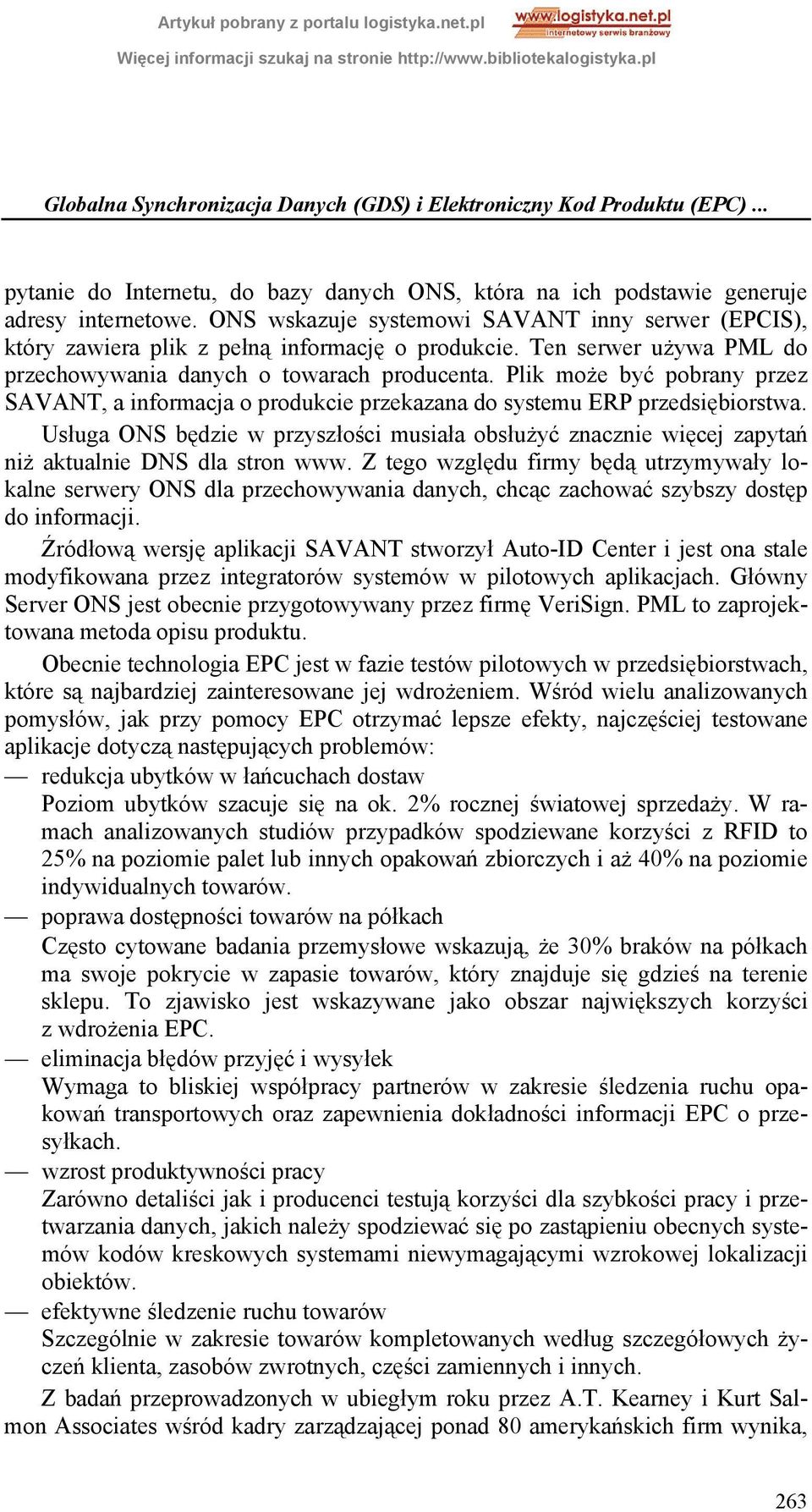 Plik może być pobrany przez SAVANT, a informacja o produkcie przekazana do systemu ERP przedsiębiorstwa.