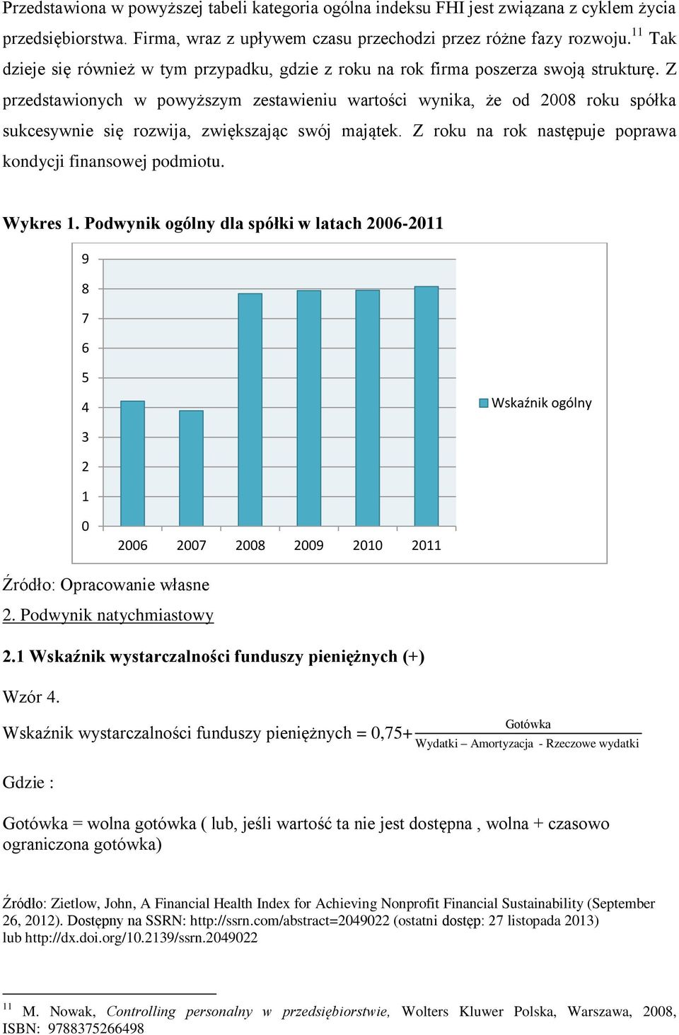 Z przedstawionych w powyższym zestawieniu wartości wynika, że od 28 roku spółka sukcesywnie się rozwija, zwiększając swój majątek. Z roku na rok następuje poprawa kondycji finansowej podmiotu.