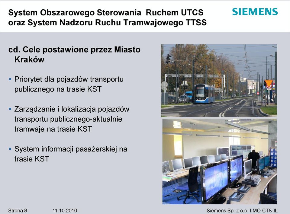 na trasie KST Zarządzanie i lokalizacja pojazdów transportu publicznego-aktualnie