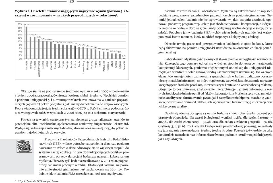 Niemniej jednak celem badania nie jest sprawdzenie, w jakim stopniu uczniowie opanowali podstawę programową.