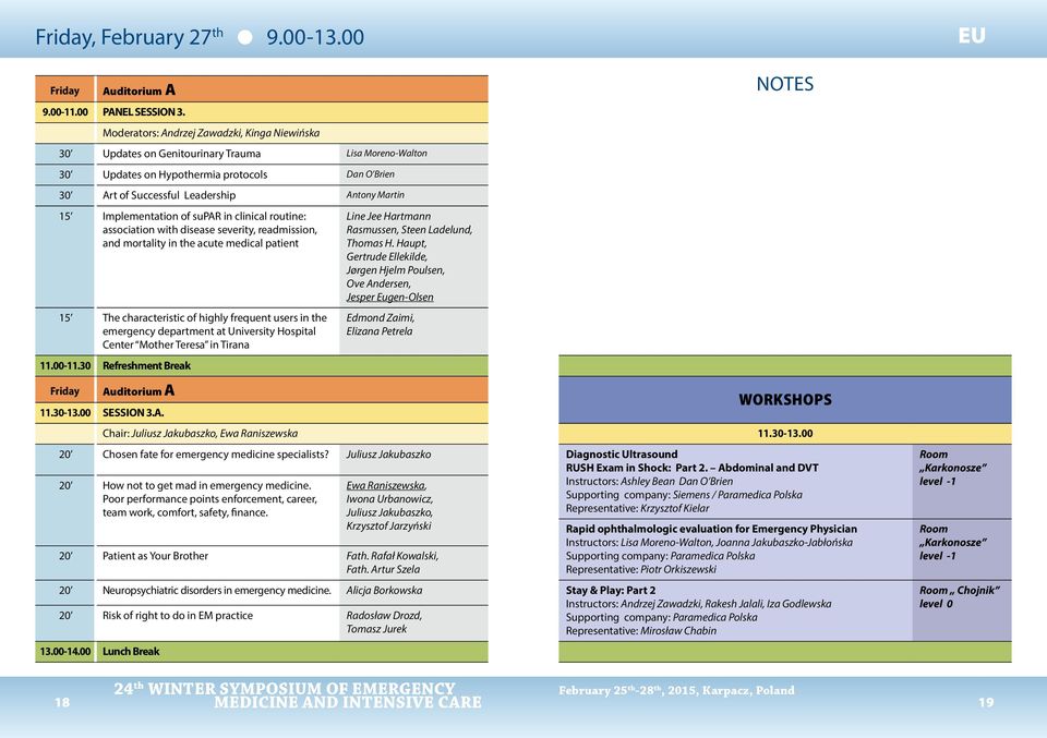 Implementation of supar in clinical routine: association with disease severity, readmission, and mortality in the acute medical patient 15 The characteristic of highly frequent users in the emergency