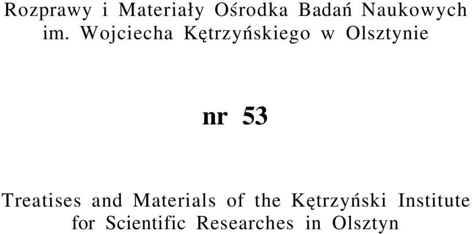 53 Treatises and Materials of the Kętrzyński