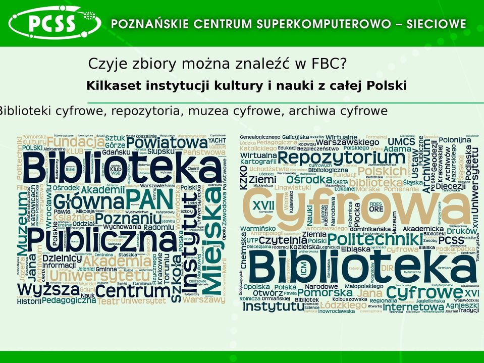 z całej Polski Biblioteki cyfrowe,