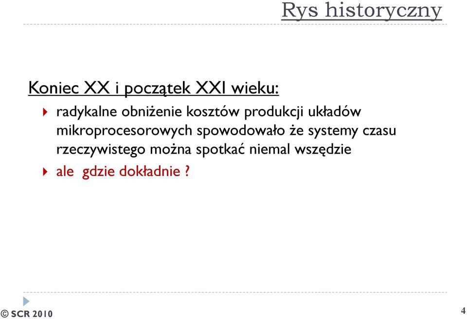 mikroprocesorowych spowodowało że systemy czasu