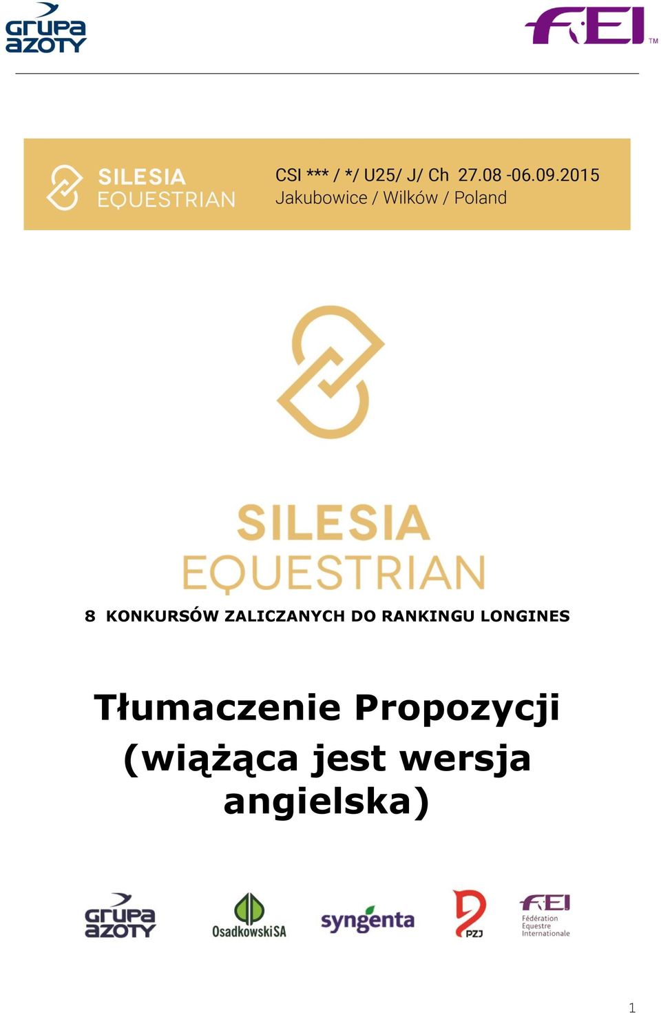 Tłumaczenie Propozycji