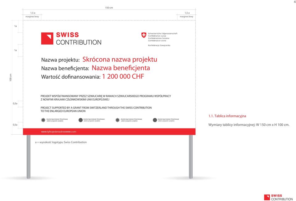 PROGRAMU WSPÓŁPRACY Z NOWYMI KRAJAMI CZŁONKOWSKIMI UNII EUROPEJSKIEJ PROJECT SUPPORTED BY A GRANT FROM SWITZERLAND THROUGH