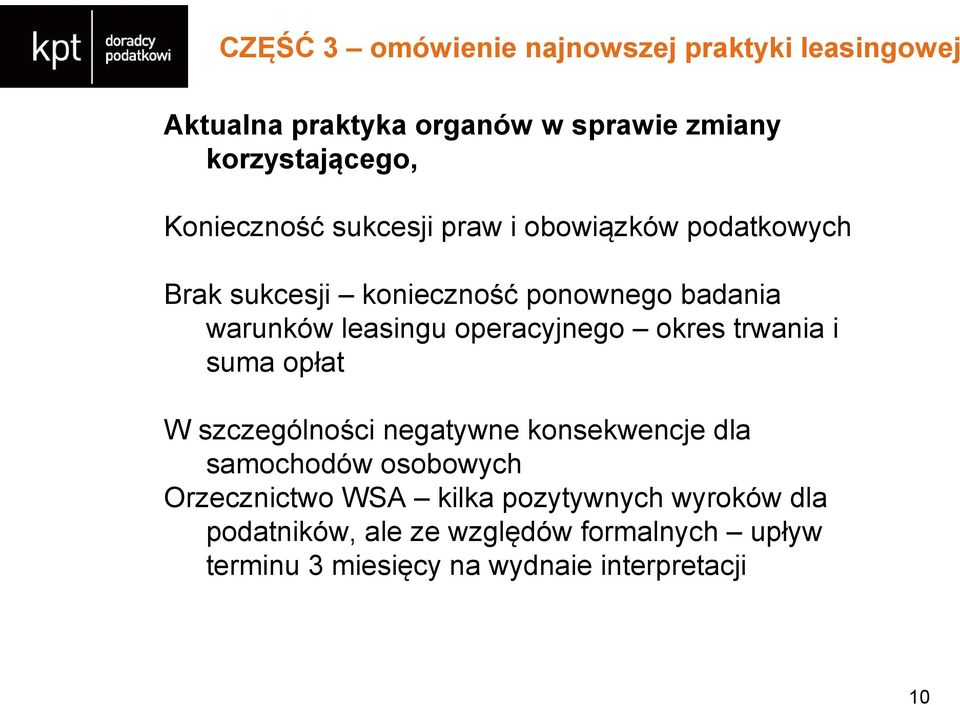 operacyjnego okres trwania i suma opłat W szczególności negatywne konsekwencje dla samochodów osobowych