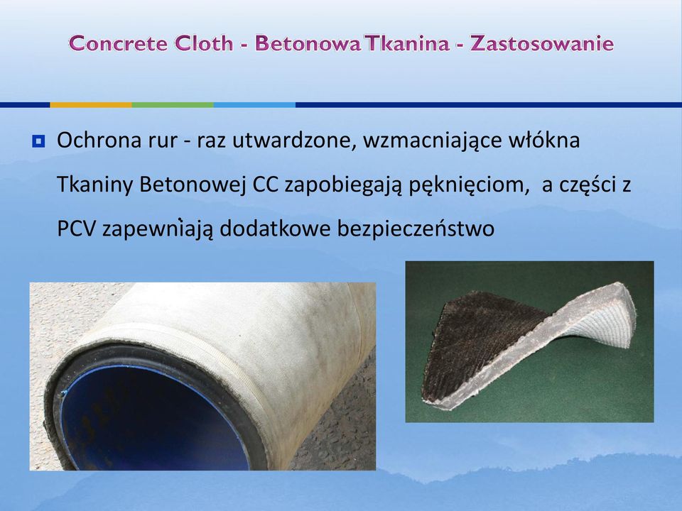 Betonowej CC zapobiegają pęknięciom,