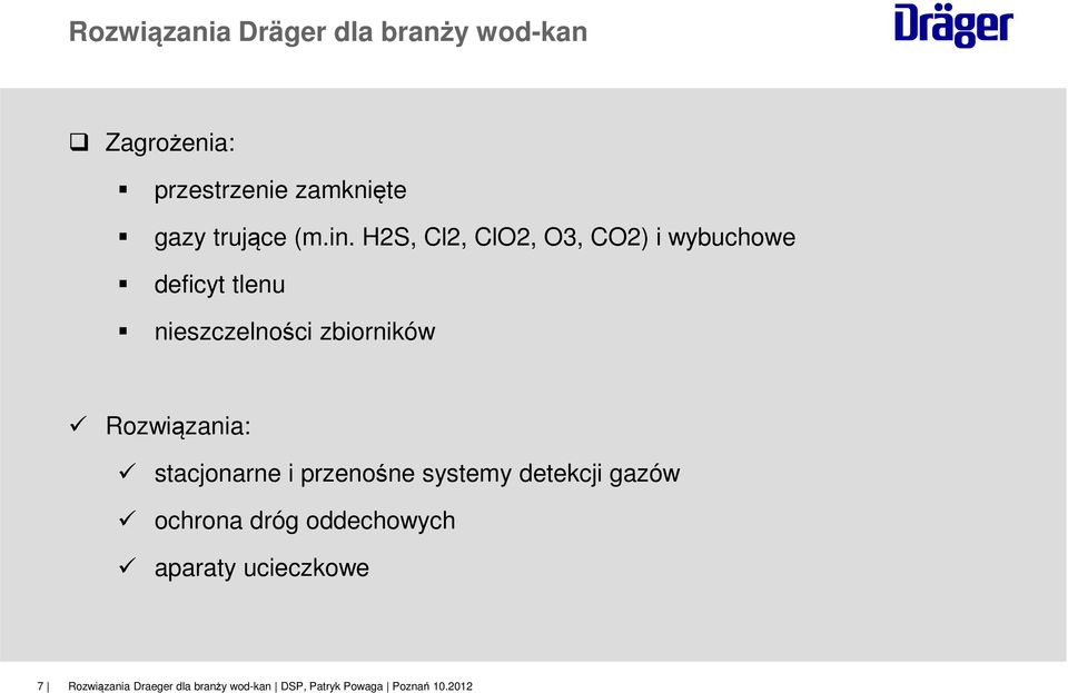 nieszczelności zbiorników Rozwiązania: stacjonarne i