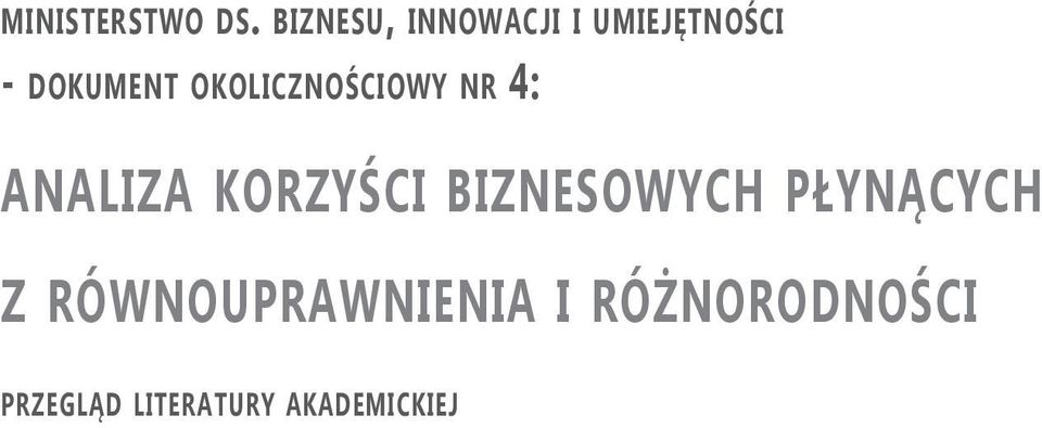 okolicznościowy nr 4: analiza korzyści