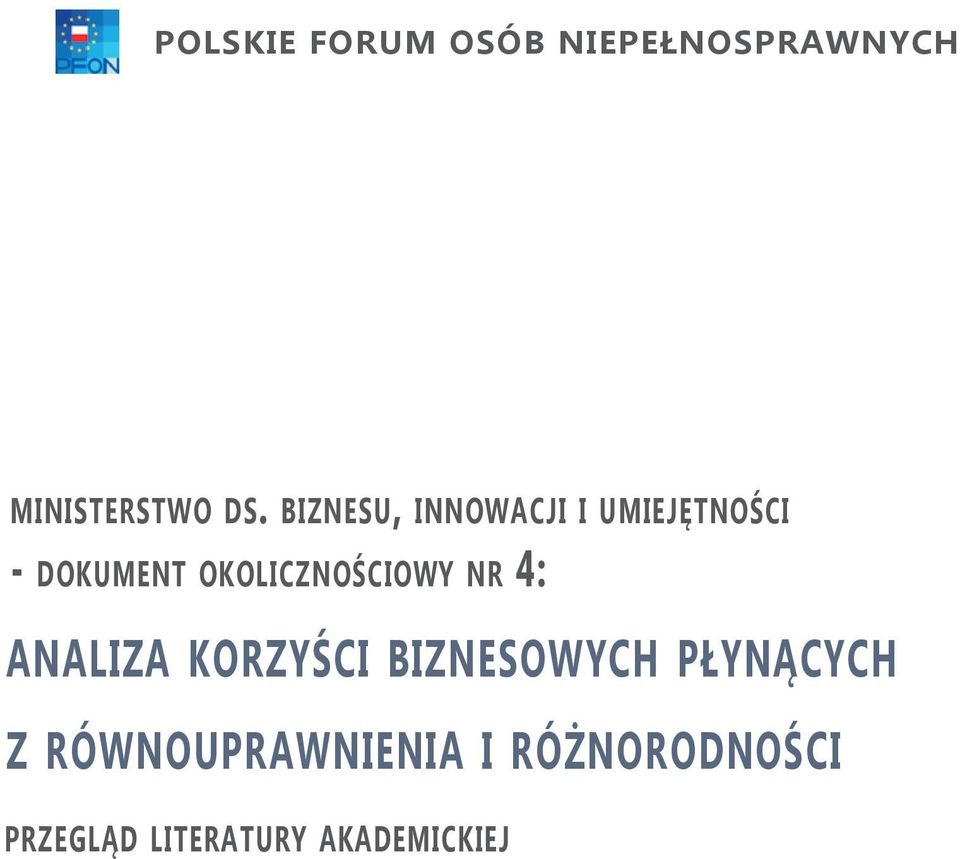 okolicznościowy nr 4: analiza korzyści biznesowych