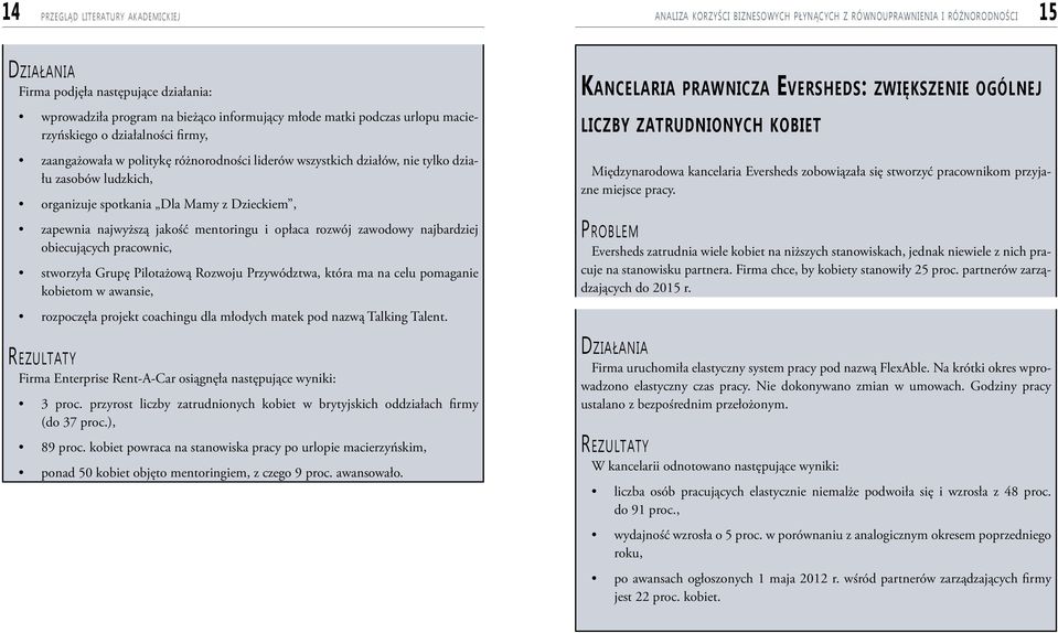 Dla Mamy z Dzieckiem, zapewnia najwyższą jakość mentoringu i opłaca rozwój zawodowy najbardziej obiecujących pracownic, stworzyła Grupę Pilotażową Rozwoju Przywództwa, która ma na celu pomaganie