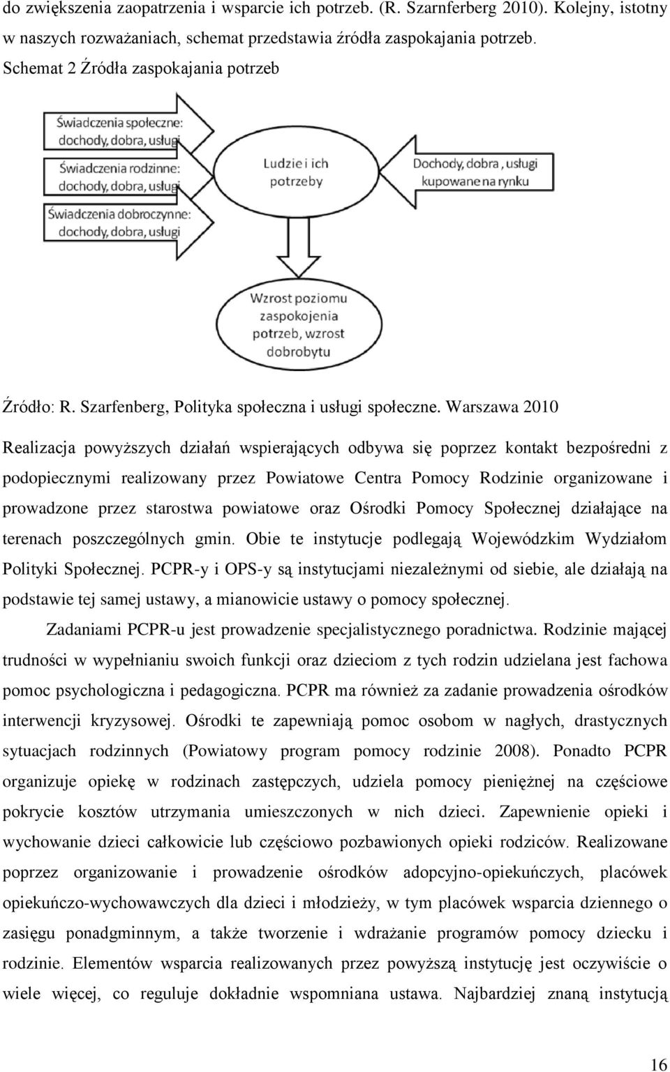 Warszawa 2010 Realizacja powyższych działań wspierających odbywa się poprzez kontakt bezpośredni z podopiecznymi realizowany przez Powiatowe Centra Pomocy Rodzinie organizowane i prowadzone przez