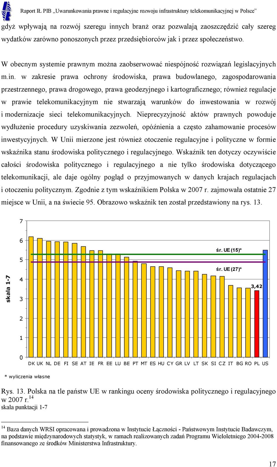 w zakresie prawa ochrony środowiska, prawa budowlanego, zagospodarowania przestrzennego, prawa drogowego, prawa geodezyjnego i kartograficznego; również regulacje w prawie telekomunikacyjnym nie