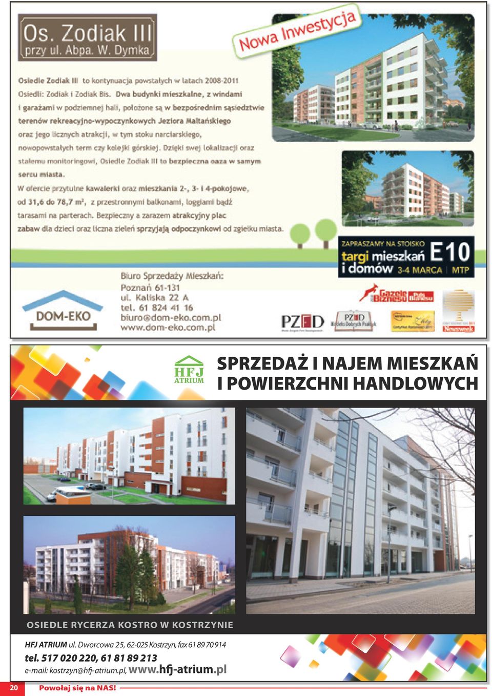 Dworcowa 25, 62-025 Kostrzyn, fax 61 89 70 914 tel.