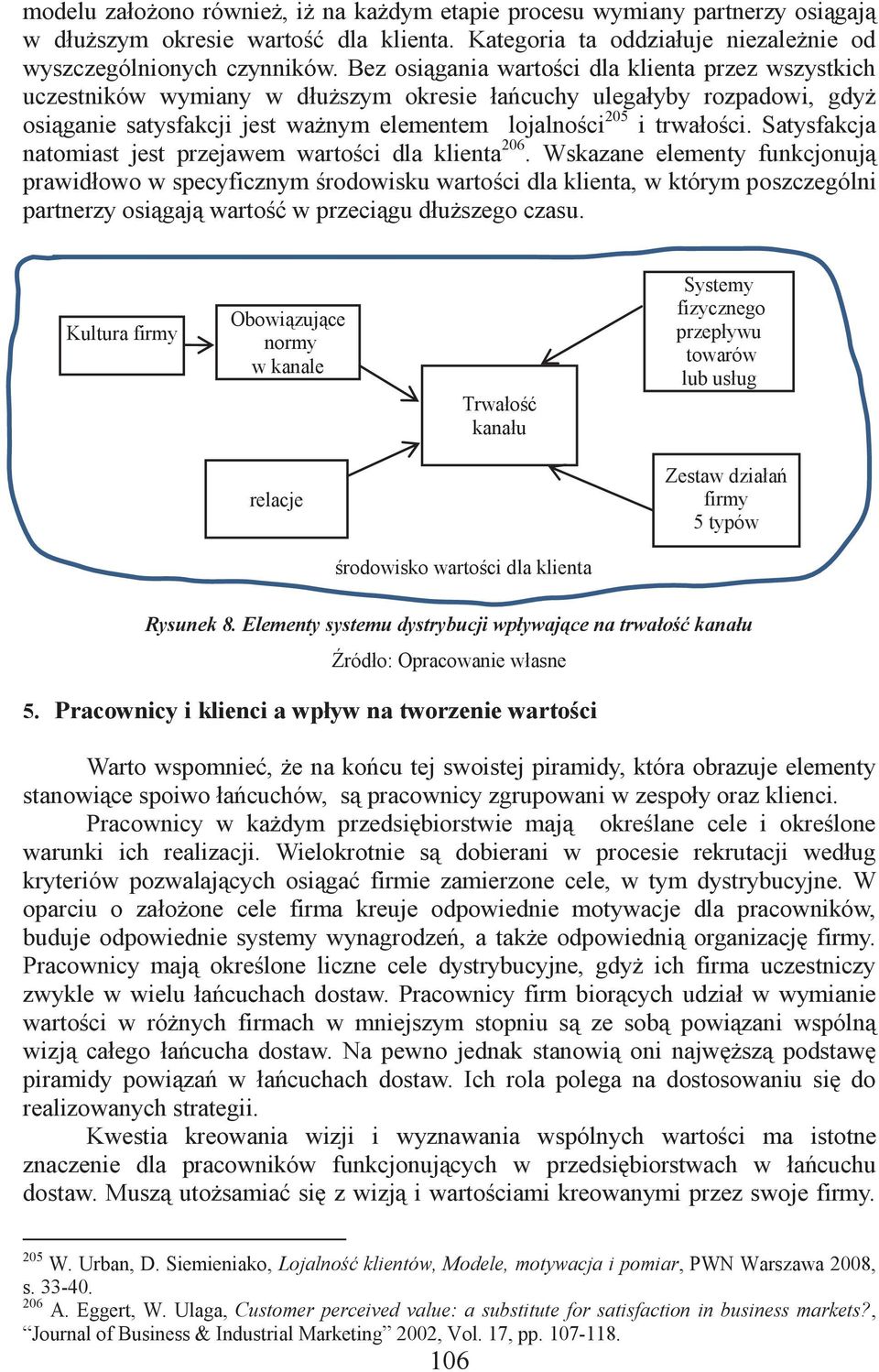 Satysfakcja natomiast jest przejawem wartości dla klienta 206.