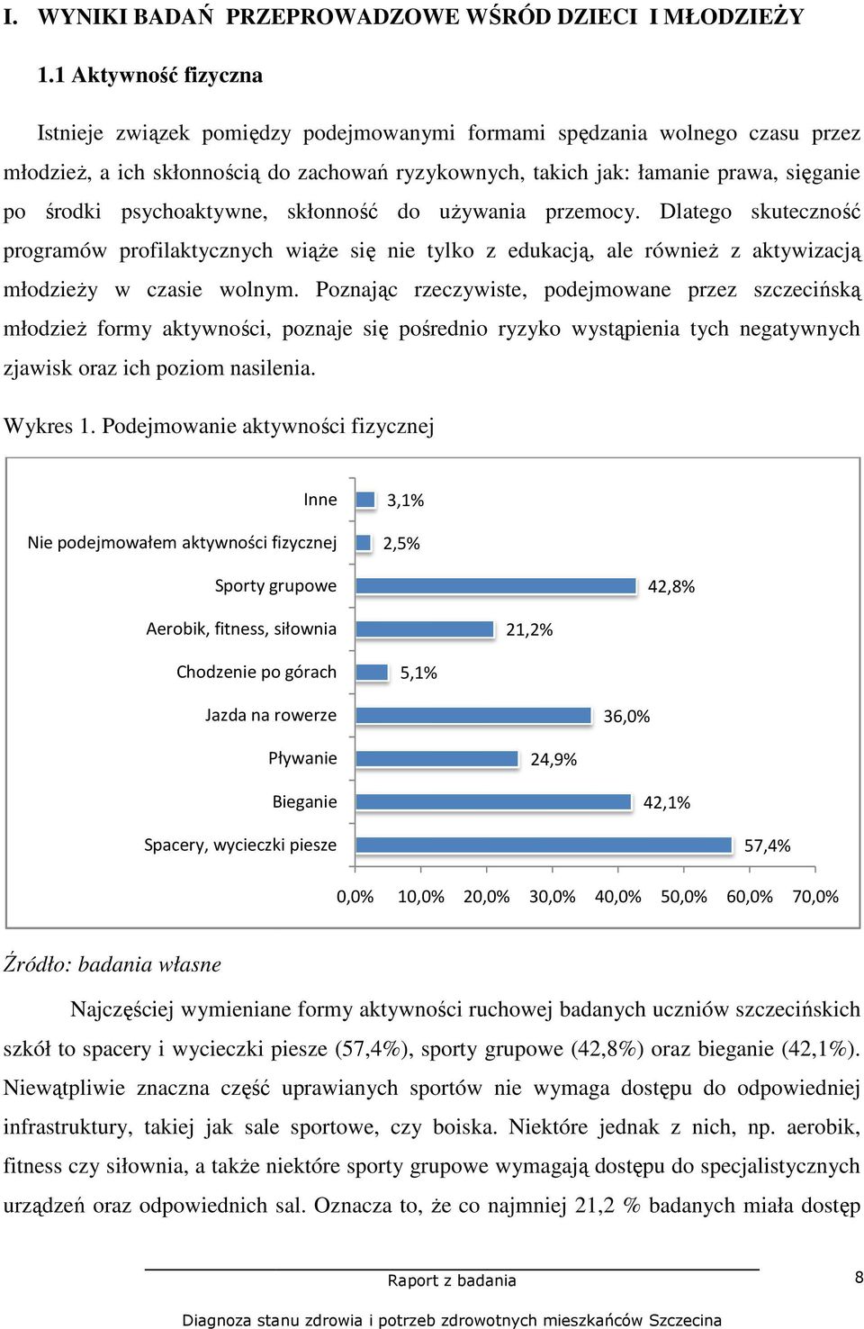 psychoaktywne, skłonność do uŝywania przemocy. Dlatego skuteczność programów profilaktycznych wiąŝe się nie tylko z edukacją, ale równieŝ z aktywizacją młodzieŝy w czasie wolnym.