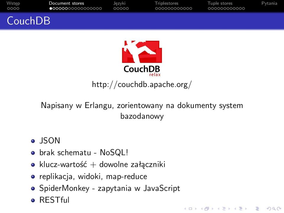 bazodanowy JSON brak schematu - NoSQL!