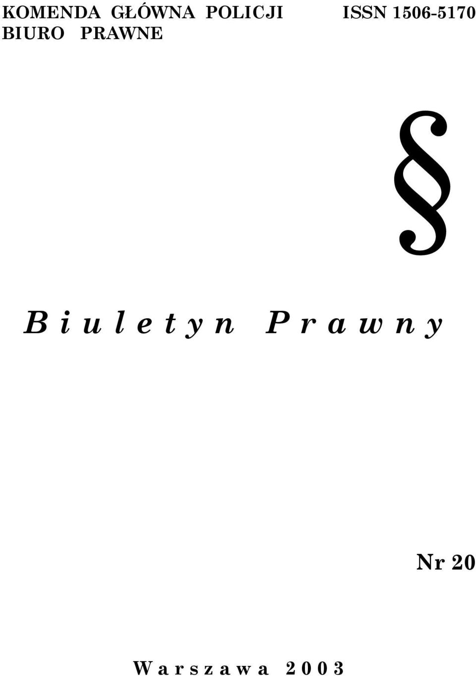 PRAWNE Biuletyn Prawny