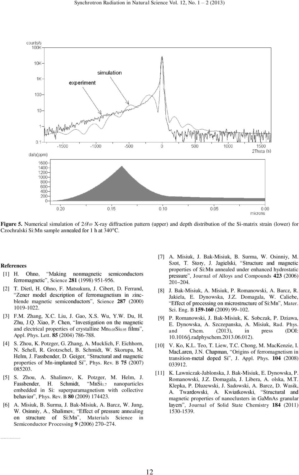 Ohno, Making nonmagnetic semiconductors ferromagnetic, Science 281 (1998) 951-956. [2] T. Dietl, H. Ohno, F. Matsukura, J. Cibert, D.