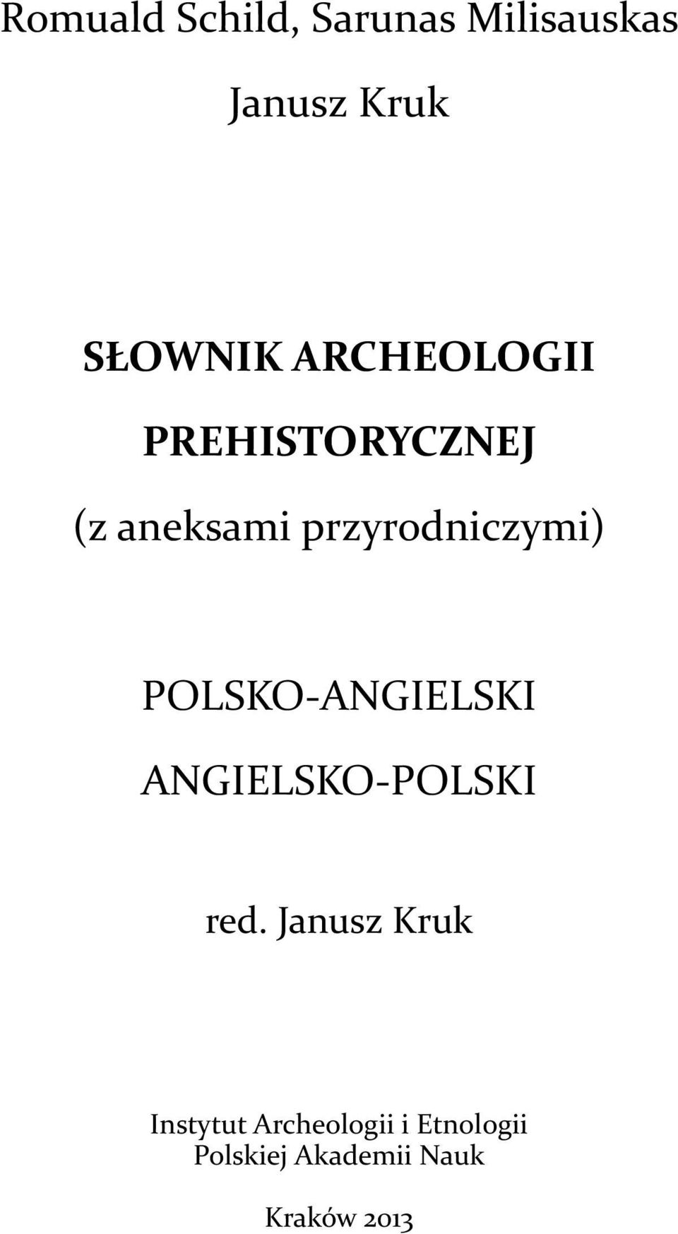 POLSKO-ANGIELSKI ANGIELSKO-POLSKI red.