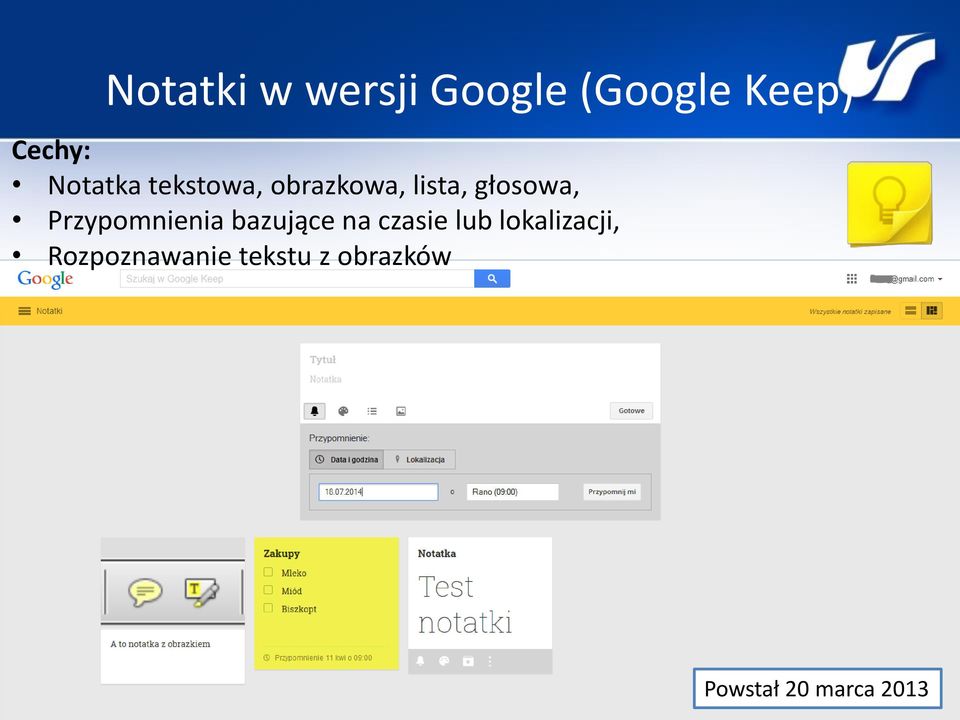 Przypomnienia bazujące na czasie lub