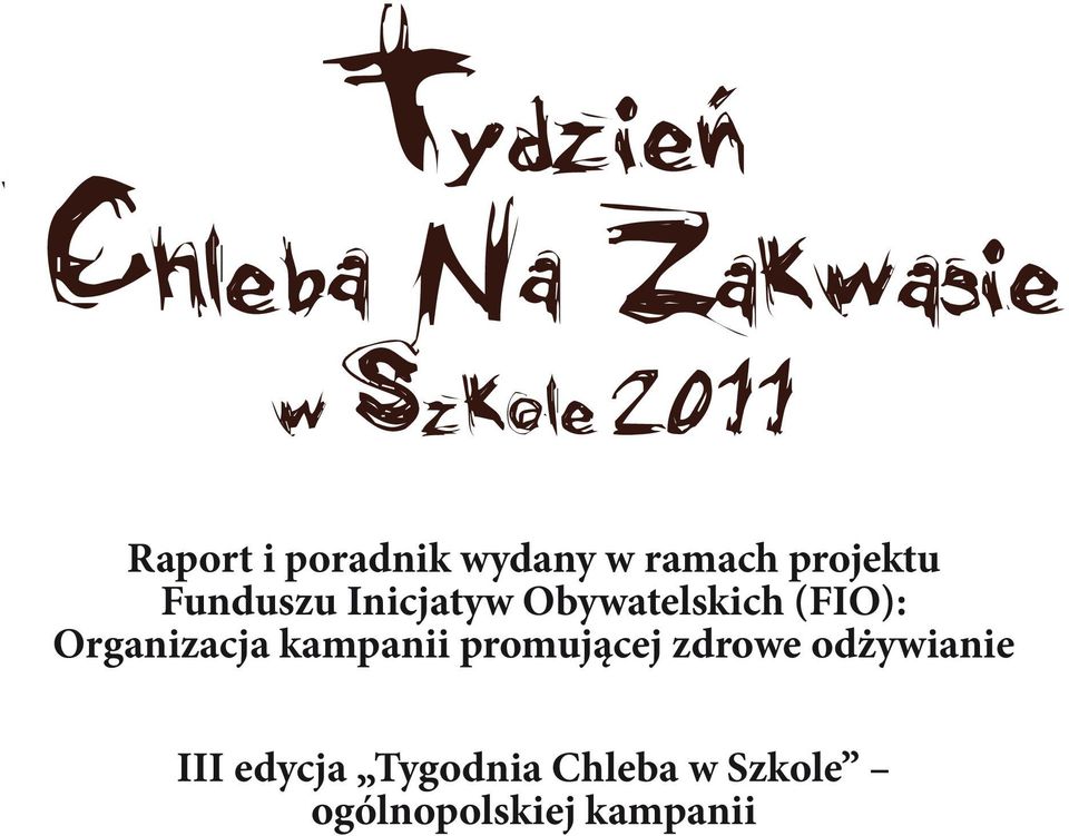 Obywatelskich (FIO): Organizacja kampanii promującej