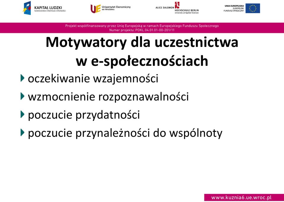 wzajemności wzmocnienie