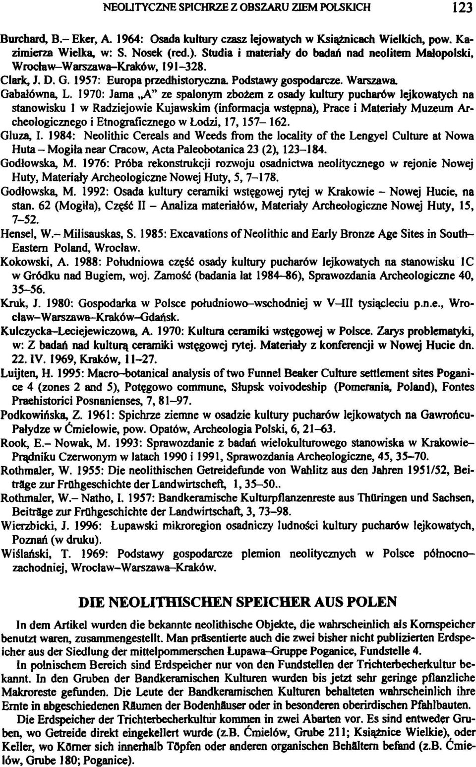 1970: Jama A" ze spalonym zbożem z osady kultury pucharów lejkowatych na stanowisku 1 w Radziejowie Kujawskim (informacja wstępna), Prace i Materiały Muzeum Archeologicznego i Etnograficznego w