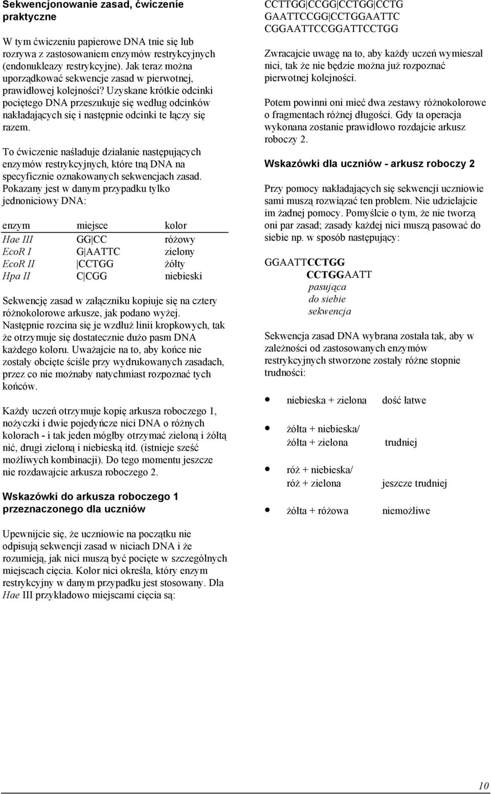 Uzyskane krótkie odcinki pociętego DNA przeszukuje się według odcinków nakładających się i następnie odcinki te łączy się razem.