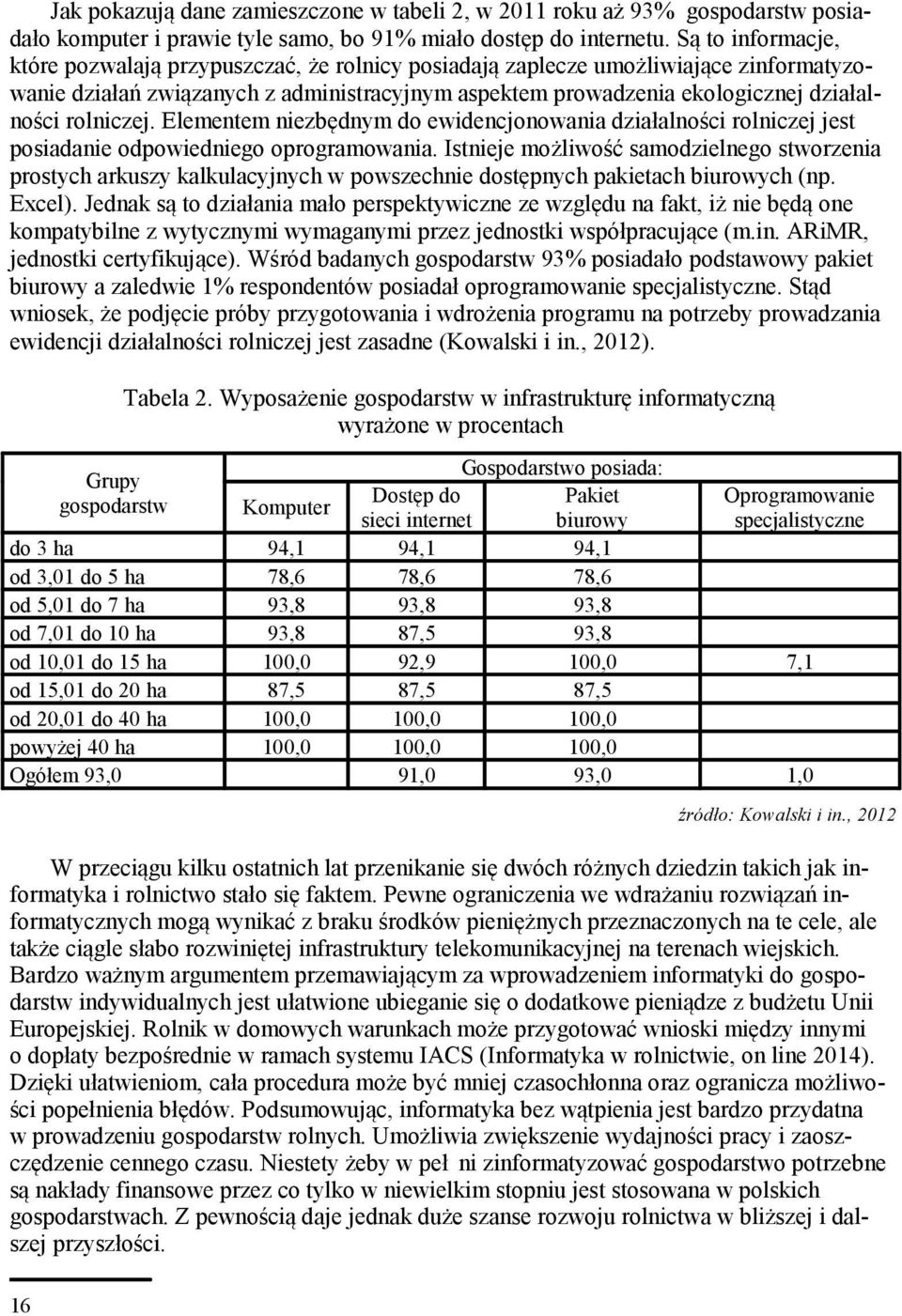 rolniczej. Elementem niezbędnym do ewidencjonowania działalności rolniczej jest posiadanie odpowiedniego oprogramowania.