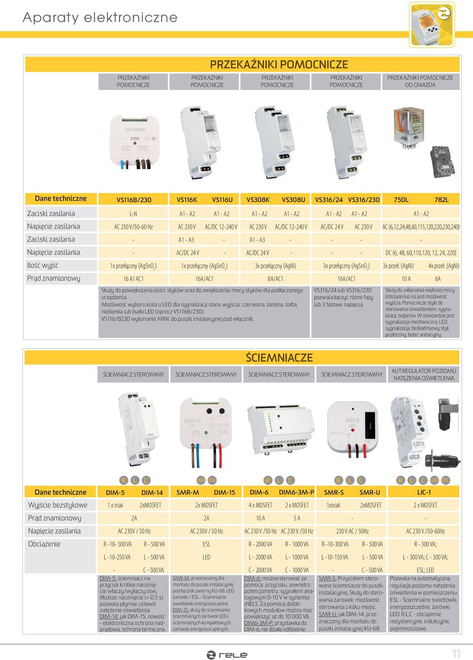 A3 A1 A3 AC/DC 24 V AC/DC 24 V 1x przełączny (AgSnO 2 ) 16 A/ AC1 1x przełączny (AgSnO 2 ) 16A/AC1 3x przełączny (AgNi) 8A/AC1 Służy do powiększania ilości styków oraz do zwiększenia mocy styków dla