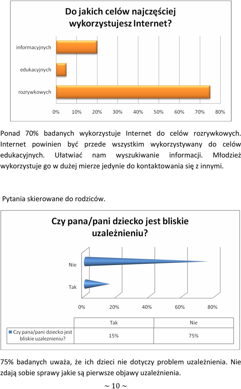 Ułatwiać nam wyszukiwanie informacji.