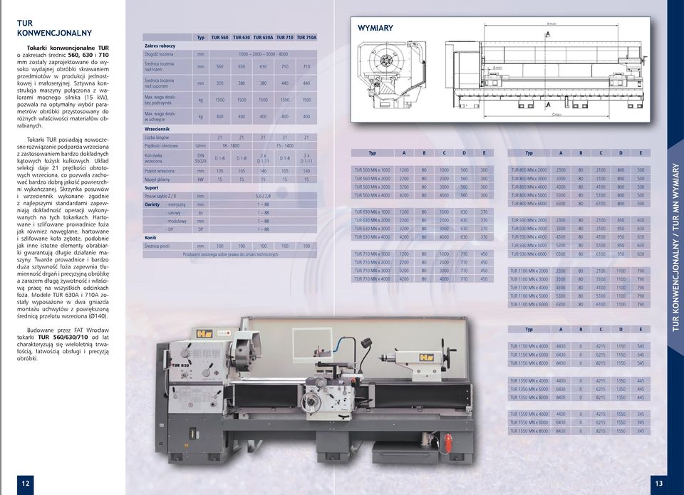 Sztywna konstrukcja maszyny połączona z walorami mocnego silnika (15 kw), pozwala na optymalny wybór parametrów obróbki przystosowany do różnych właściwości materiałów obrabianych.