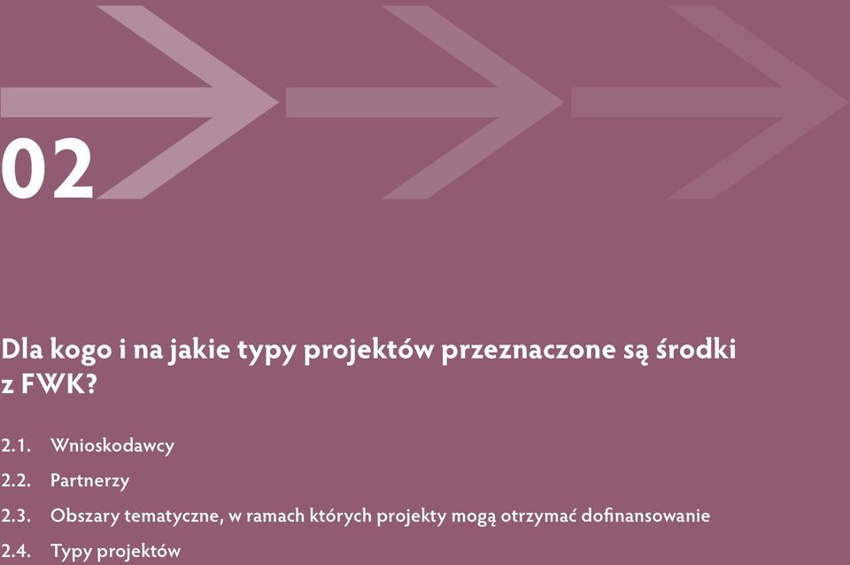 Wnioskodawcy 2.2. Partnerzy 2.3.